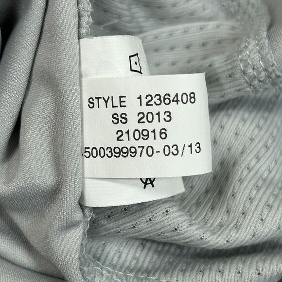 Under Armour Polo Shirt Men’s XXL Gray Golf Performance HeatGear Snap Button - Picture 11 of 11